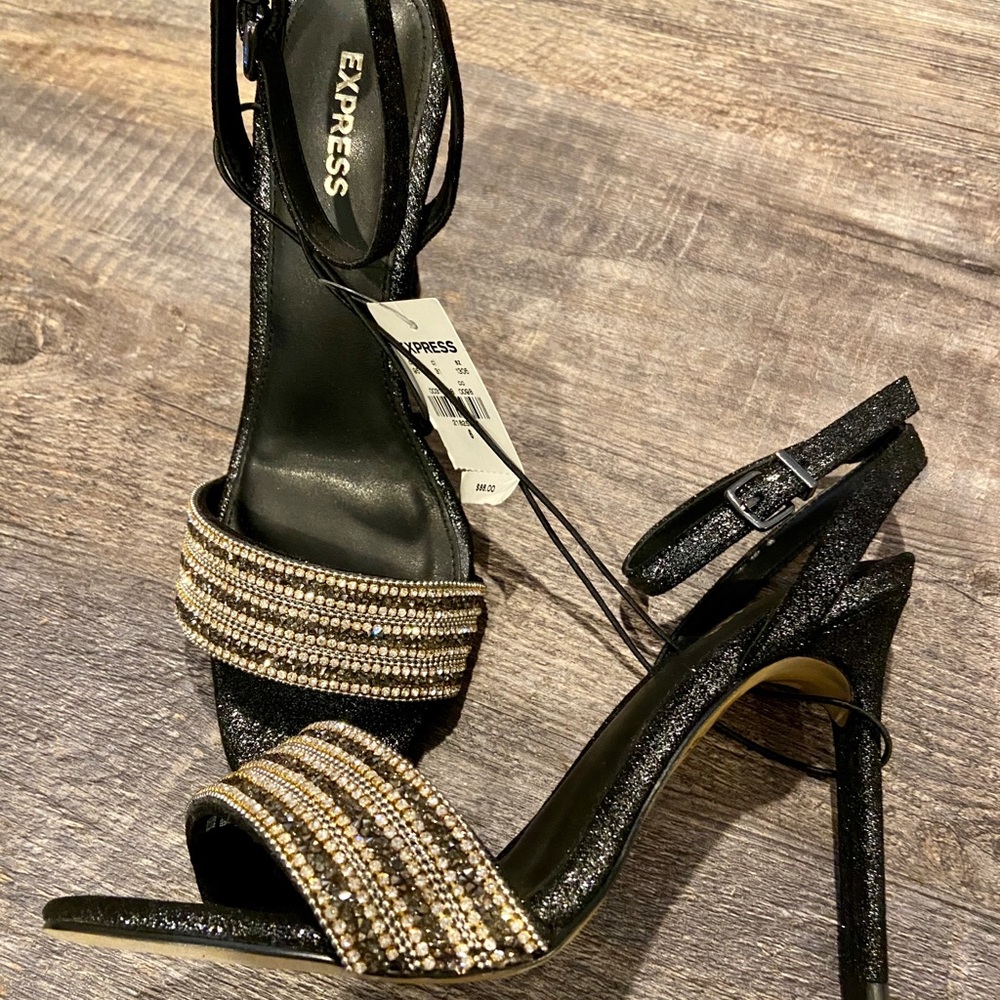 Express strappy heels